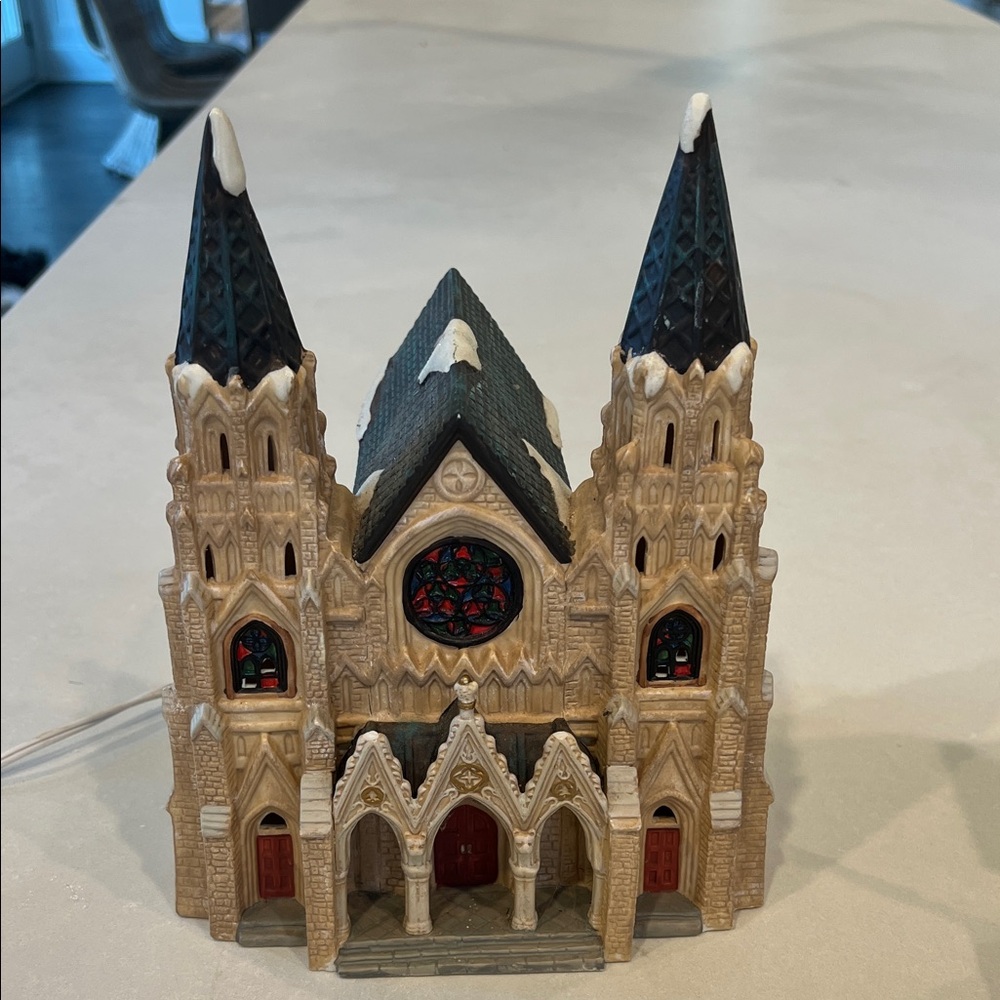 O'Well lighted Gothic Cathedral Church